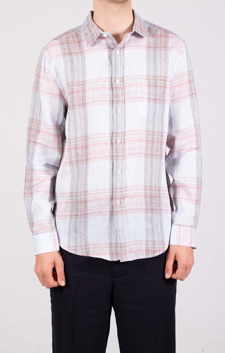 Portuguese Flannel Portuguese Flannel Hemd / Camile Linen / Multi Karo