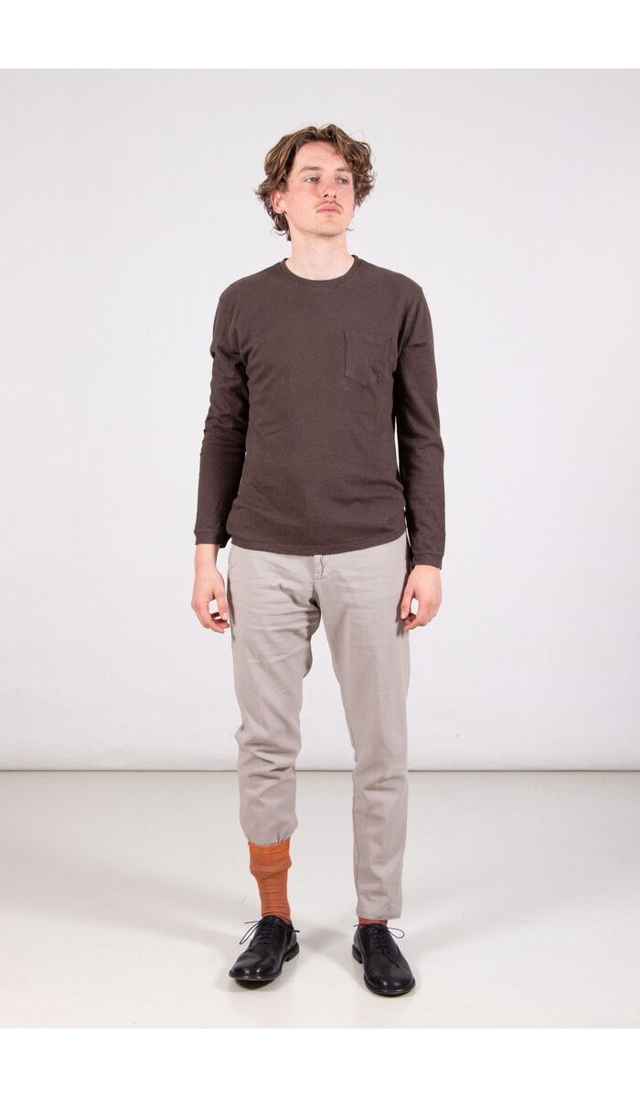 Jungmaven Jungmaven T-shirt / Baja LS / Koffie