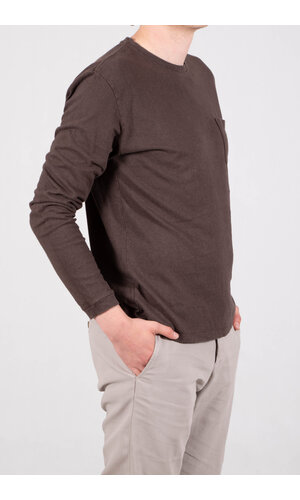Jungmaven Jungmaven T-shirt / Baja LS / Koffie