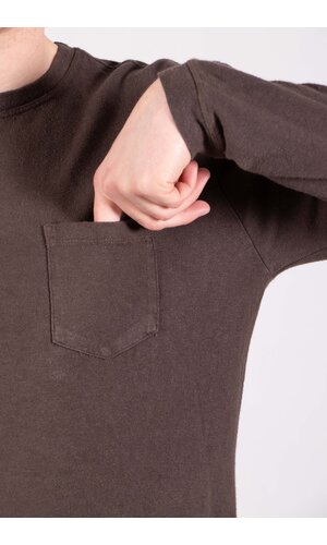 Jungmaven Jungmaven T-shirt / Baja LS / Koffie