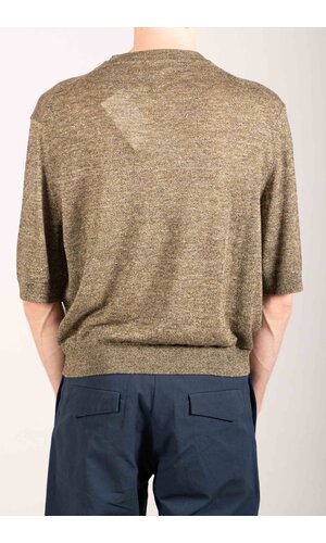 De Bonne Facture De Bonne Facture T-shirt / Knitted Tee / Khaki Ecru Mouline De Bonne Facture De Bonne Facture T-shirt / Knitted Tee / Khaki Ecru Mouline