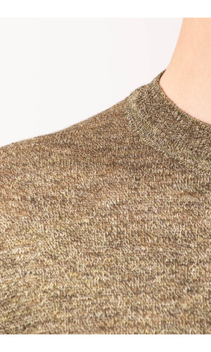 De Bonne Facture De Bonne Facture T-shirt / Knitted Tee / Khaki Ecru Mouline De Bonne Facture De Bonne Facture T-shirt / Knitted Tee / Khaki Ecru Mouline