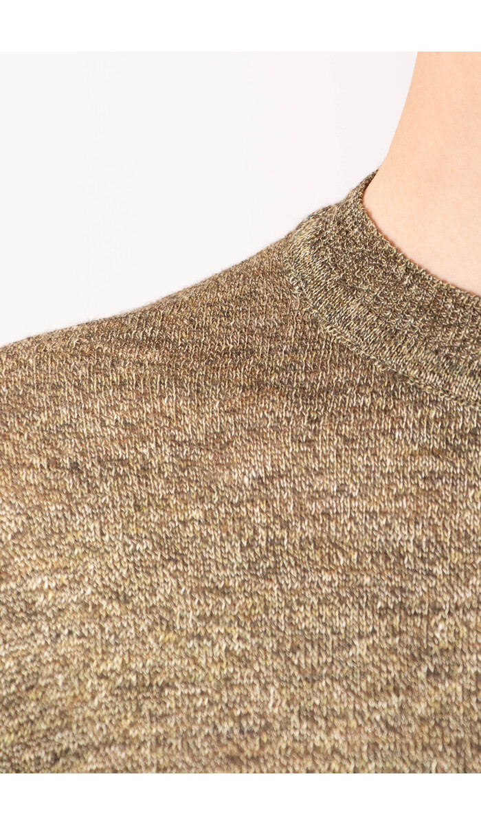 De Bonne Facture De Bonne Facture T-shirt / Knitted Tee / Khaki Ecru Mouline De Bonne Facture De Bonne Facture T-shirt / Knitted Tee / Khaki Ecru Mouline