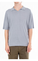 Rough Side Polo / Skipper Half Knit / Lucht