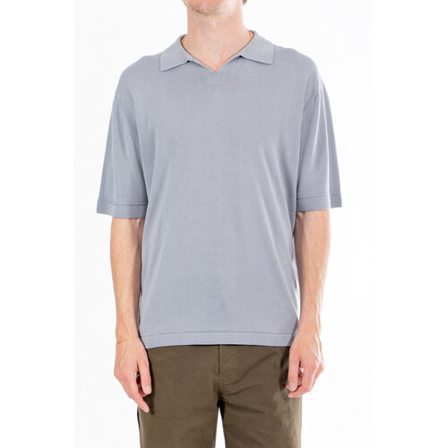 Rough Side Rough Side Polo / Skipper Half Knit / Lucht