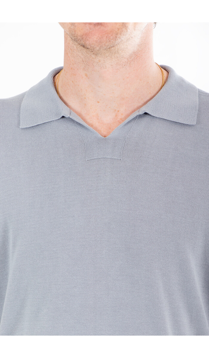 Rough Side Rough Side Polo / Skipper Half Knit / Lucht