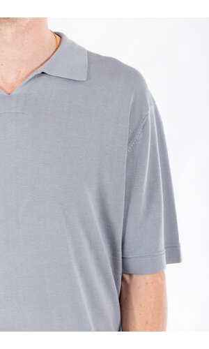 Rough Side Rough Side Polo / Skipper Half Knit / Lucht