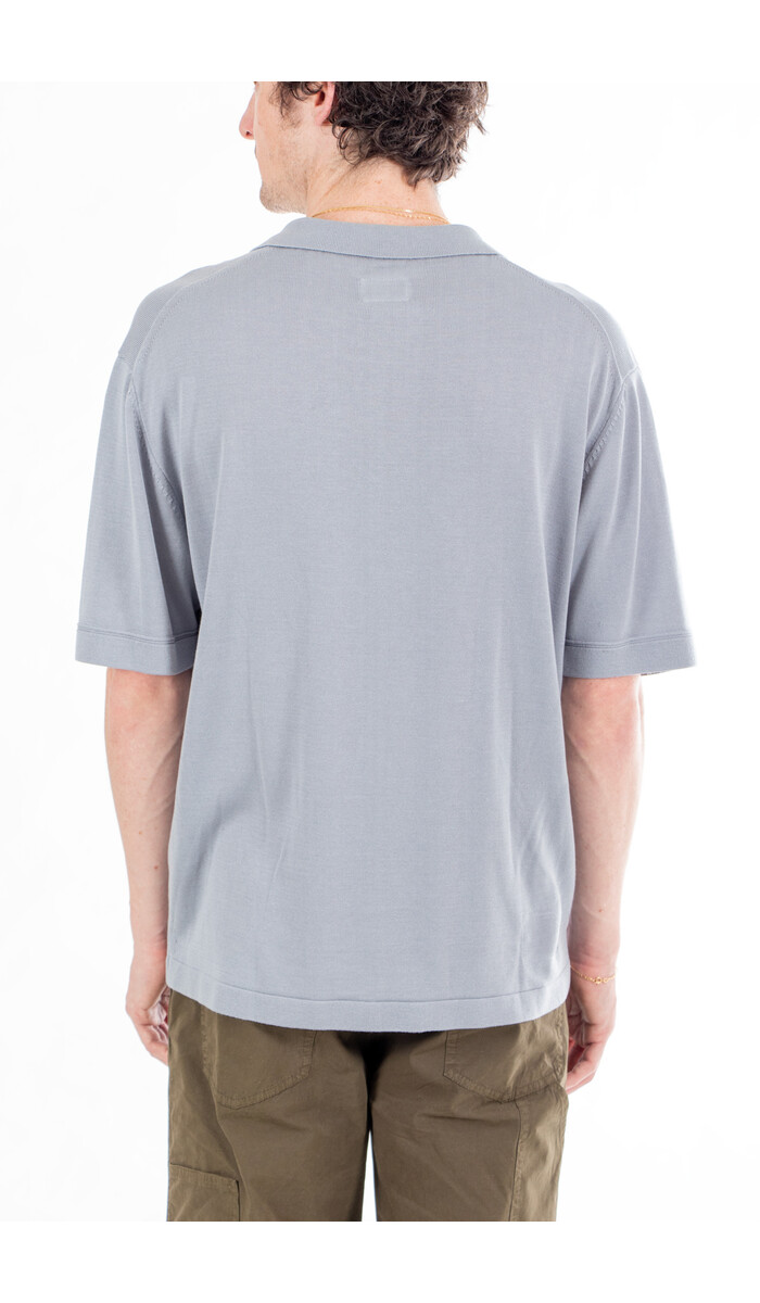 Rough Side Rough Side Polo / Skipper Half Knit / Lucht