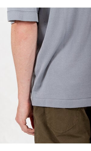 Rough Side Rough Side Polo / Skipper Half Knit / Lucht