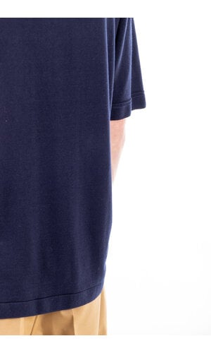 Rough Side Rough Side Polo / Skipper Half Knit / Navy