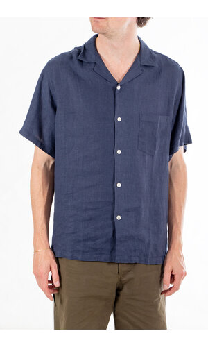 Portuguese Flannel Portuguese Flannel Overhemd / Linen Camp / Navy