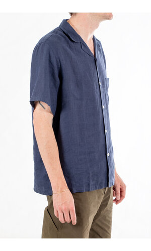 Portuguese Flannel Portuguese Flannel Overhemd / Linen Camp / Navy