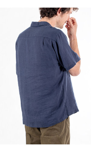 Portuguese Flannel Portuguese Flannel Overhemd / Linen Camp / Navy