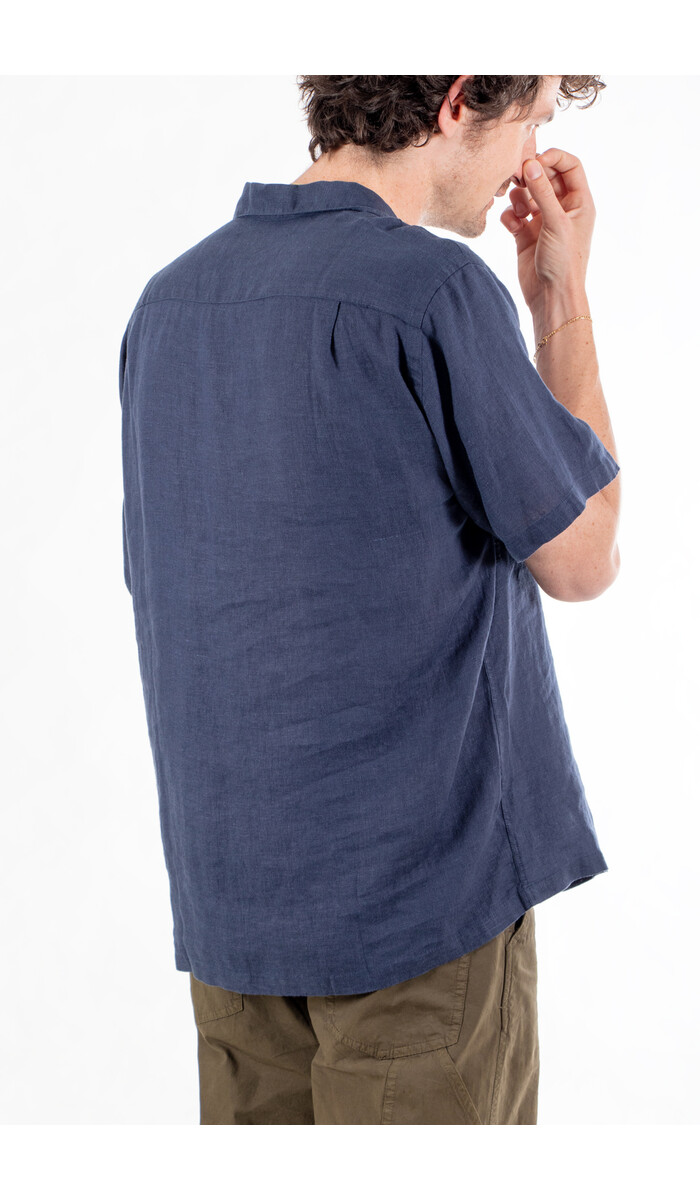 Portuguese Flannel Portuguese Flannel Overhemd / Linen Camp / Navy