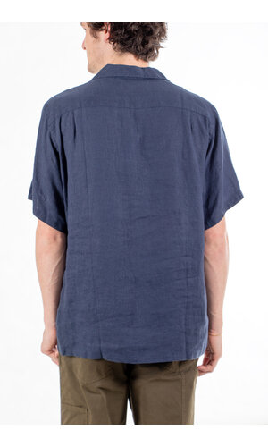 Portuguese Flannel Portuguese Flannel Overhemd / Linen Camp / Navy