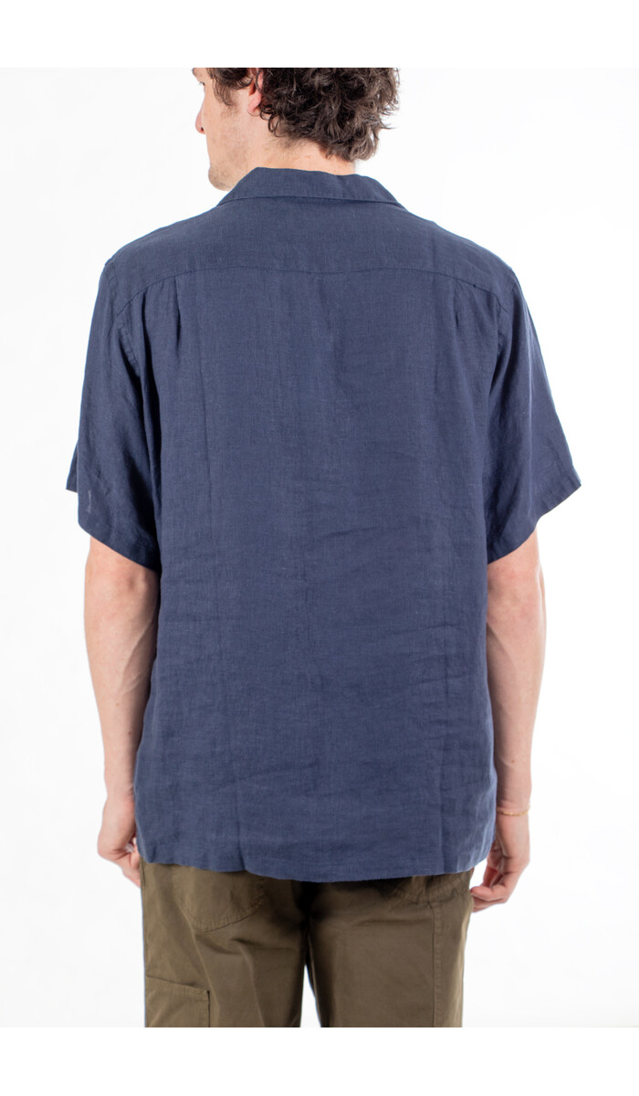 Portuguese Flannel Portuguese Flannel Overhemd / Linen Camp / Navy