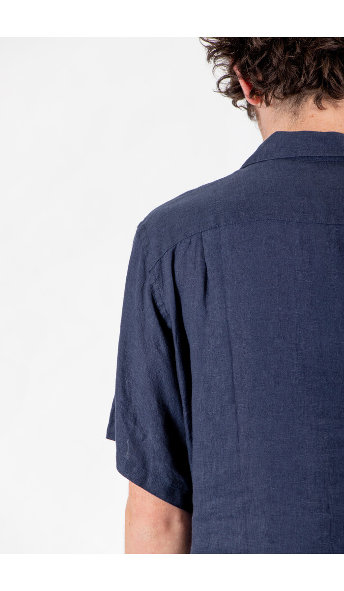 Portuguese Flannel Portuguese Flannel Overhemd / Linen Camp / Navy