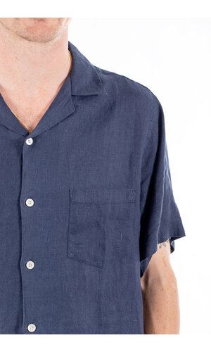 Portuguese Flannel Portuguese Flannel Overhemd / Linen Camp / Navy