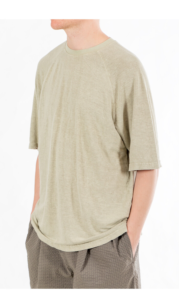 Jungmaven Jungmaven T-shirt / Woodstock Raglan / Vlas