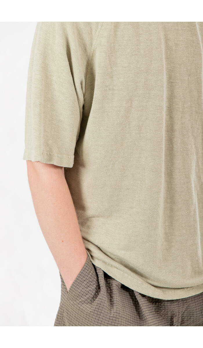 Jungmaven Jungmaven T-shirt / Woodstock Raglan / Vlas