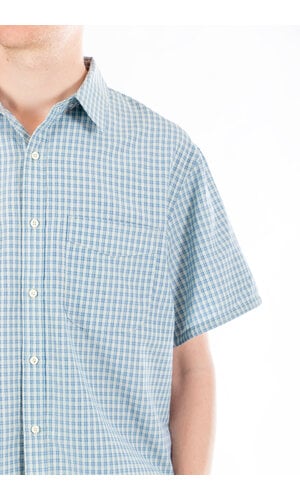 Rough Side Rough Side Overhemd / Half Shirt / Blauwe Ruit Rough Side Rough Side Overhemd / Half Shirt / Blauwe Ruit