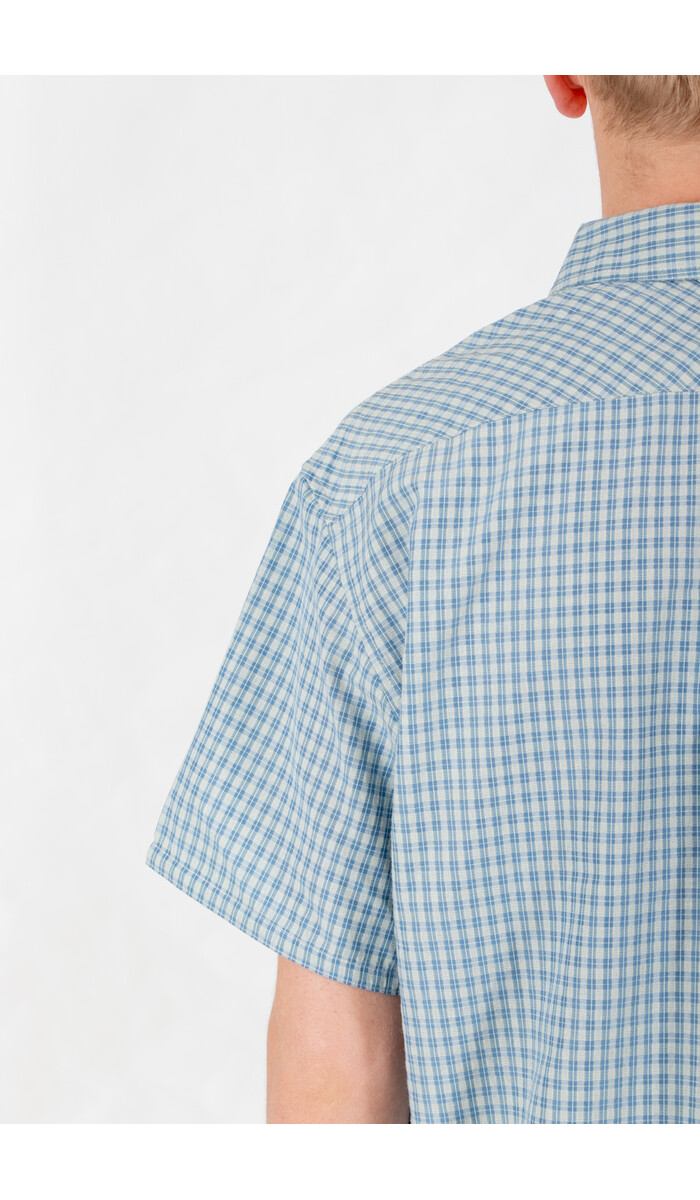 Rough Side Rough Side Overhemd / Half Shirt / Blauwe Ruit Rough Side Rough Side Overhemd / Half Shirt / Blauwe Ruit