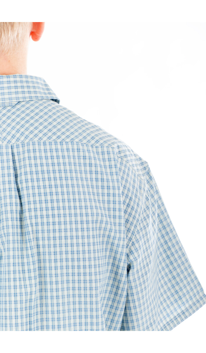 Rough Side Rough Side Overhemd / Half Shirt / Blauwe Ruit Rough Side Rough Side Overhemd / Half Shirt / Blauwe Ruit
