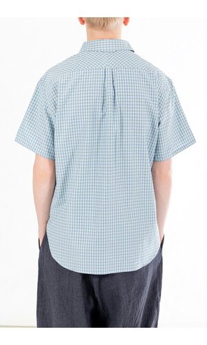 Rough Side Rough Side Overhemd / Half Shirt / Blauwe Ruit Rough Side Rough Side Overhemd / Half Shirt / Blauwe Ruit