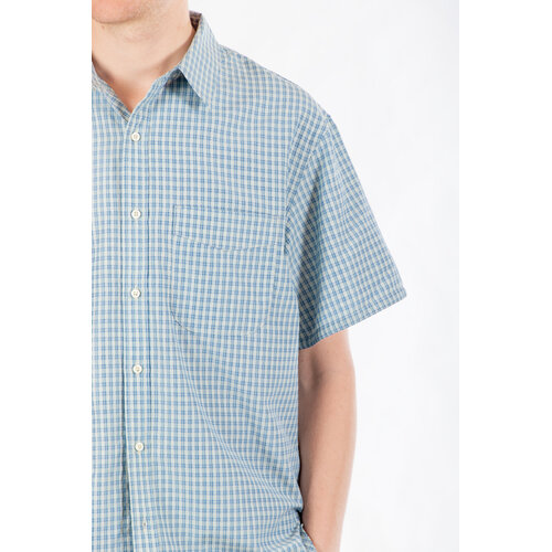 Rough Side Rough Side Overhemd / Half Shirt / Blauwe Ruit