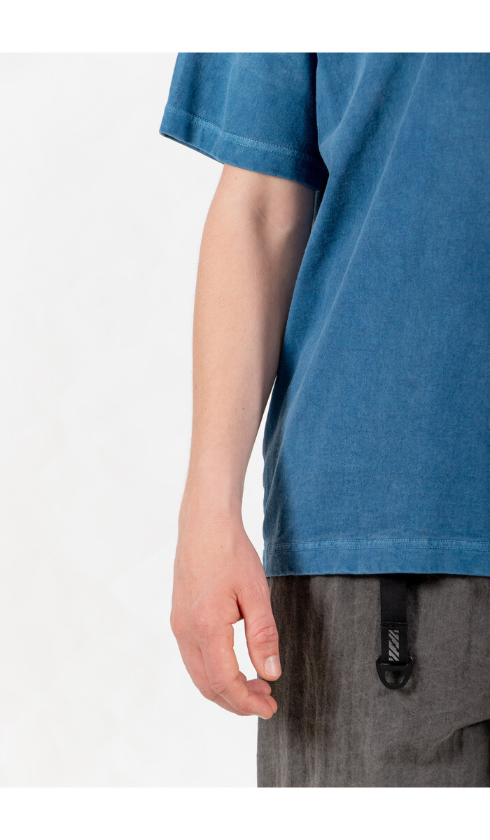 Jackman Jackman T-Shirt / Henleyneck PD / Vaag Blauw Jackman Jackman T-Shirt / Henleyneck PD / Vaag Blauw