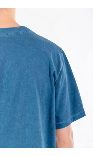 Jackman Jackman T-Shirt / Henleyneck PD / Vaag Blauw Jackman Jackman T-Shirt / Henleyneck PD / Vaag Blauw