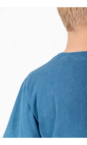 Jackman Jackman T-Shirt / Henleyneck PD / Vaag Blauw Jackman Jackman T-Shirt / Henleyneck PD / Vaag Blauw