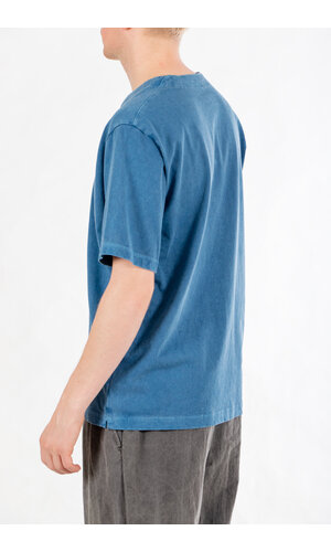 Jackman Jackman T-Shirt / Henleyneck PD / Vaag Blauw Jackman Jackman T-Shirt / Henleyneck PD / Vaag Blauw