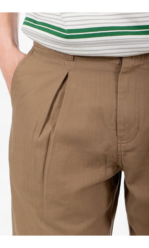 Rough Side Rough Side Broek / Box Pleat / Khaki