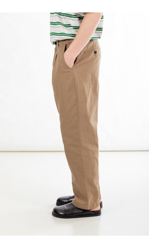 Rough Side Rough Side Broek / Box Pleat / Khaki