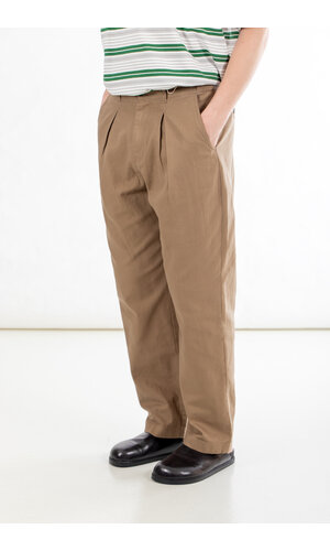 Rough Side Rough Side Broek / Box Pleat / Khaki