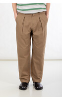 Rough Side Broek / Box Pleat / Khaki