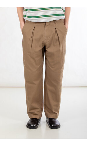 Rough Side Rough Side Broek / Box Pleat / Khaki