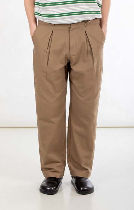 Rough Side Rough Side Broek / Box Pleat / Khaki