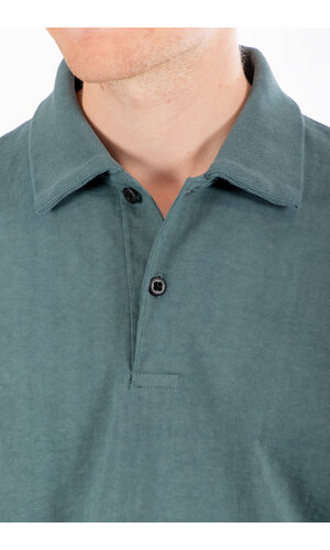 Jackman Jackman Polo / Dotsume Rib / Wolkgroen Jackman Jackman Polo / Dotsume Rib / Wolkgroen