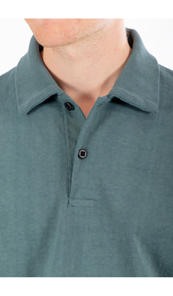 Jackman Jackman Polo / Dotsume Rib / Wolkgroen Jackman Jackman Polo / Dotsume Rib / Wolkgroen