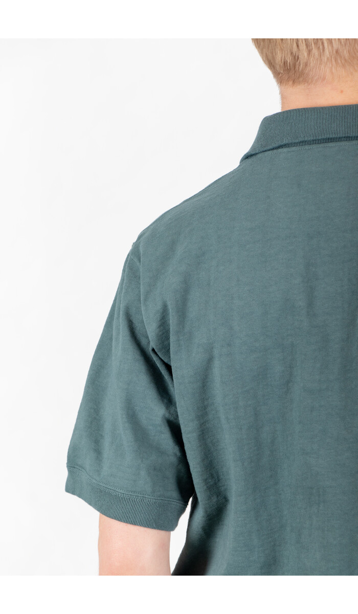 Jackman Jackman Polo / Dotsume Rib / Wolkgroen Jackman Jackman Polo / Dotsume Rib / Wolkgroen