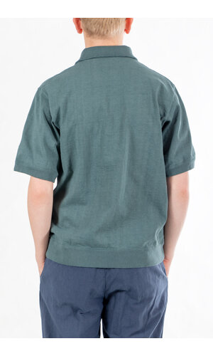 Jackman Jackman Polo / Dotsume Rib / Wolkgroen Jackman Jackman Polo / Dotsume Rib / Wolkgroen