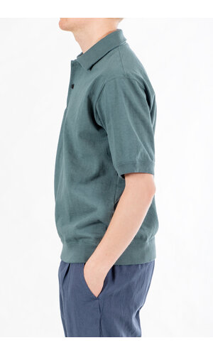 Jackman Jackman Polo / Dotsume Rib / Wolkgroen Jackman Jackman Polo / Dotsume Rib / Wolkgroen