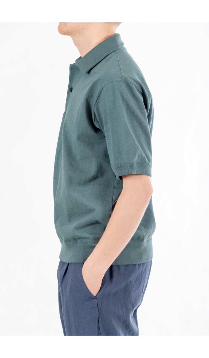 Jackman Jackman Polo / Dotsume Rib / Wolkgroen Jackman Jackman Polo / Dotsume Rib / Wolkgroen