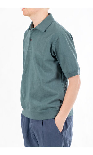 Jackman Jackman Polo / Dotsume Rib / Wolkgroen Jackman Jackman Polo / Dotsume Rib / Wolkgroen