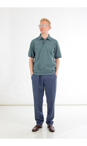 Jackman Jackman Polo / Dotsume Rib / Wolkgroen Jackman Jackman Polo / Dotsume Rib / Wolkgroen
