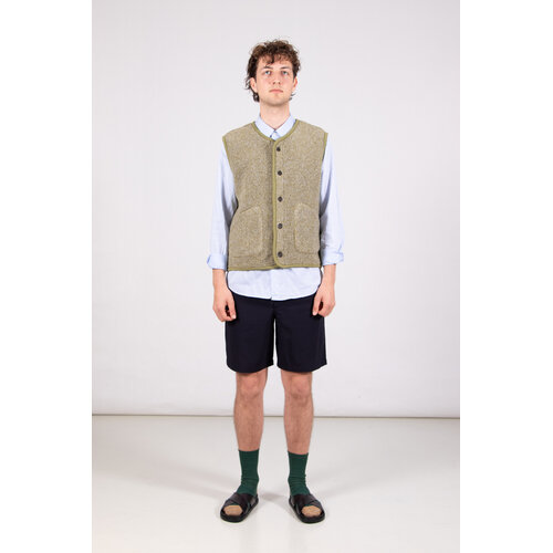 Universal Works Universal Works Gilet / Lancaster Gilet / Lichte Olijf