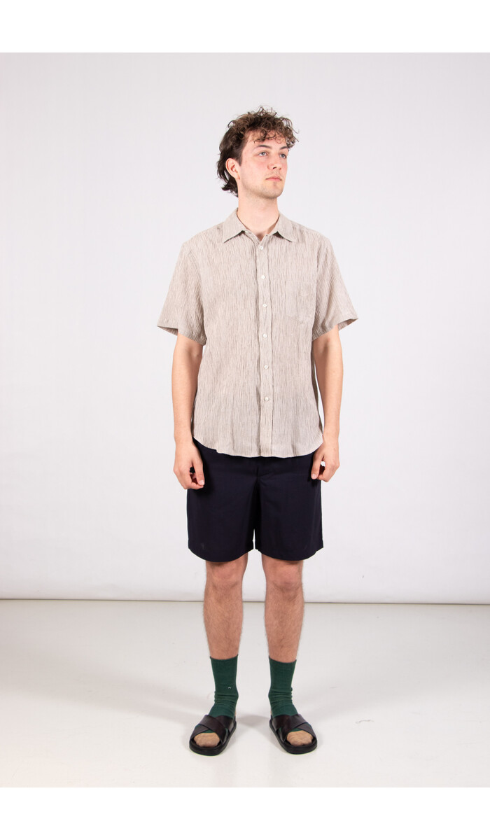 Portuguese Flannel Portuguese Flannel Overhemd / Aaron / Zand Portuguese Flannel Portuguese Flannel Overhemd / Aaron / Zand