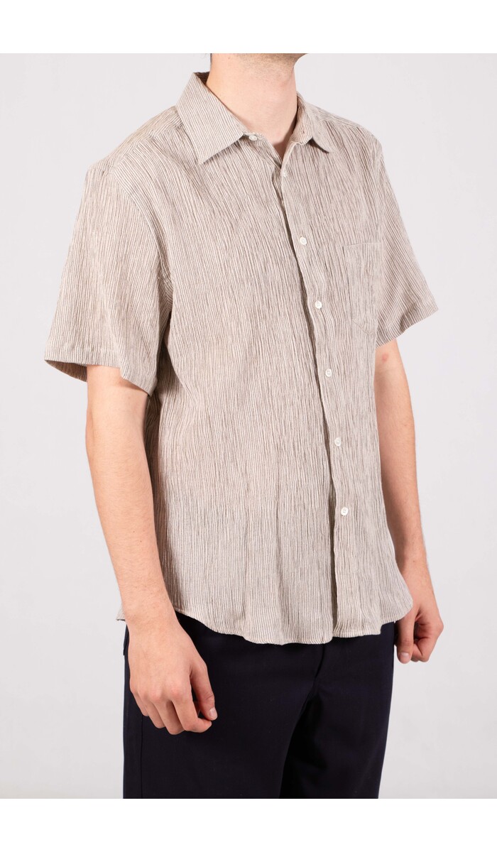 Portuguese Flannel Portuguese Flannel Overhemd / Aaron / Zand Portuguese Flannel Portuguese Flannel Overhemd / Aaron / Zand
